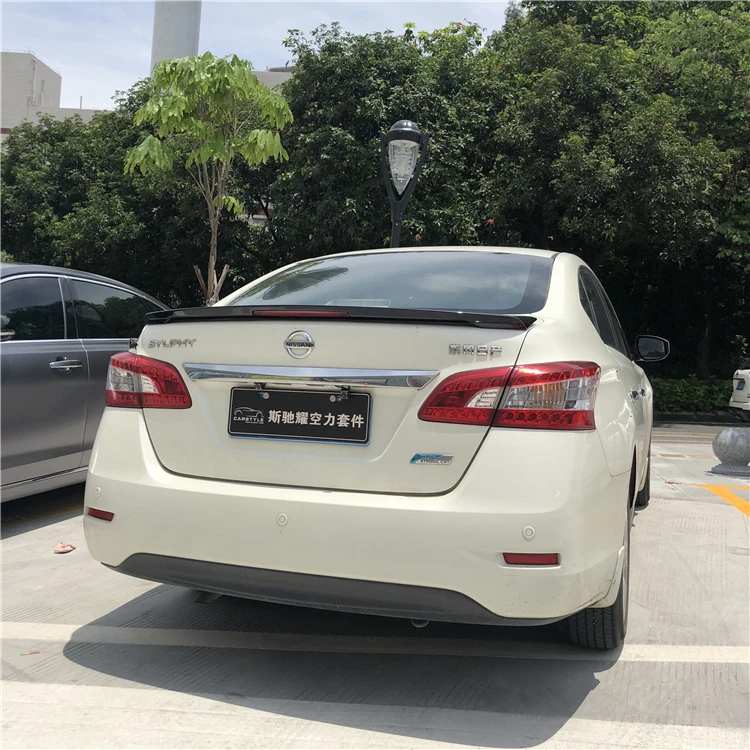 Спойлер для 2012-2018 Nissan Sentra SYLPHY с стоп-сигналами из АБС-пластика заднего крыла