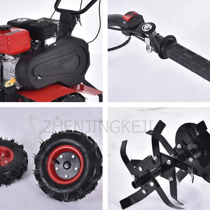 

Micro Tillage Machine Multifunctional Rotary Tiller Garden Orchard Tea garden Dig Loose Soil Four-stroke Gasoline Cultivator