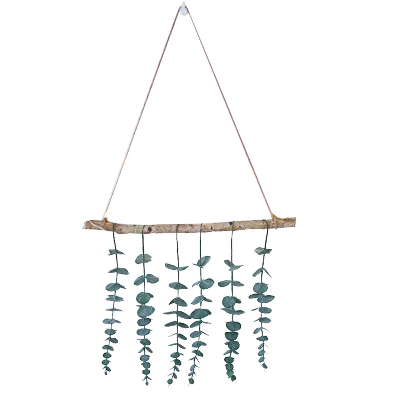 

Wall Hanging Artificial Flowers Decoration Wooden Wreath Decor Plants Vine Fake Foliage Flowers Creeper Green Ivy Wreath