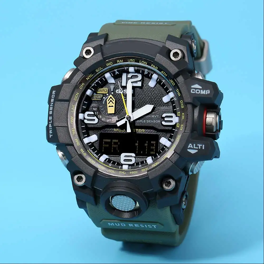 

GWG Sportleisure Men's Quartz 1000, LED Digital Waterproof Women's Watch, Lift Light High Quality Men's Watch