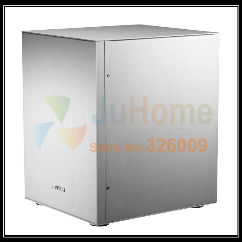 Чехол Jonsbo C2 Silver C2S HTPC ITX для мини компьютера с алюминиевой поддержкой 3 5 ''HDD USB3.0
