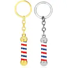 Бесплатная доставка DHL 100 шт.лот 2019 Металлические Мини-брелоки для парикмахерской 3D вращающиеся брелоки для парикмахерской подарки