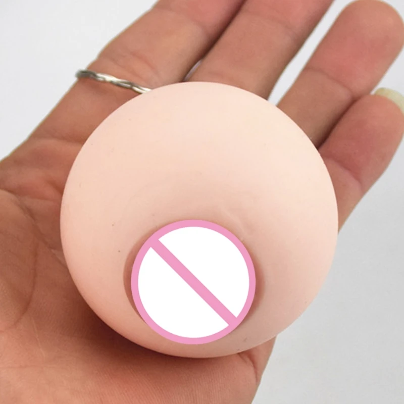 

D7WF Creative Stress Relief Balls Squeeze Breast Water Ball Vent Decompression Toys Bouncy Toy Novelty Gift Party Prank Props