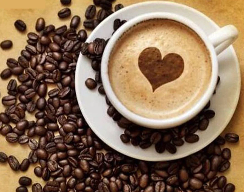 

Набор для алмазной вышивки крестиком JMINE Div 5D в виде кофейной чашки, Высококачественная живописная 3D краска алмазами