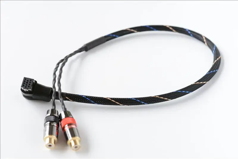 Высококачественный Кабель-адаптер RCA aux для Pioneer Radio music mp3 | Кабели адаптеры и