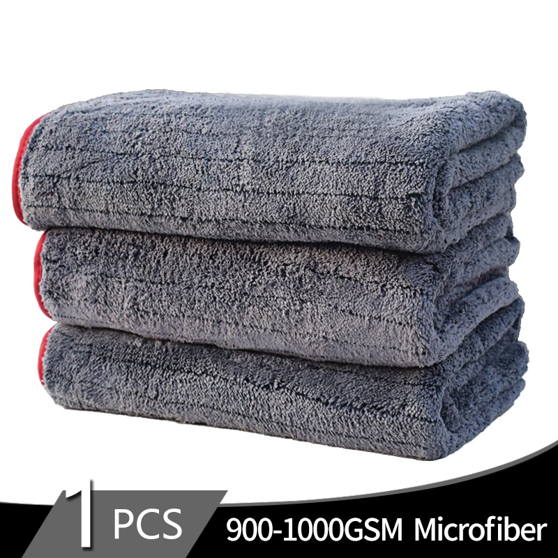 Полотенце из микрофибры 900gsm 90х60 см тряпочка для автомойки детализация