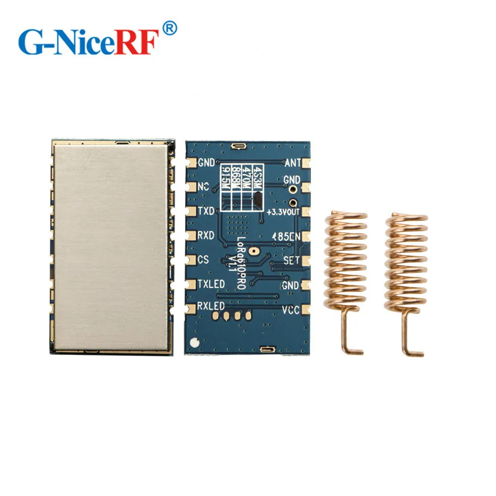 2pcs/lot Lora610 100mW 915MHz TTL Interface 5000 meters long range uart wireless module| -139 dBm high Sensitivity