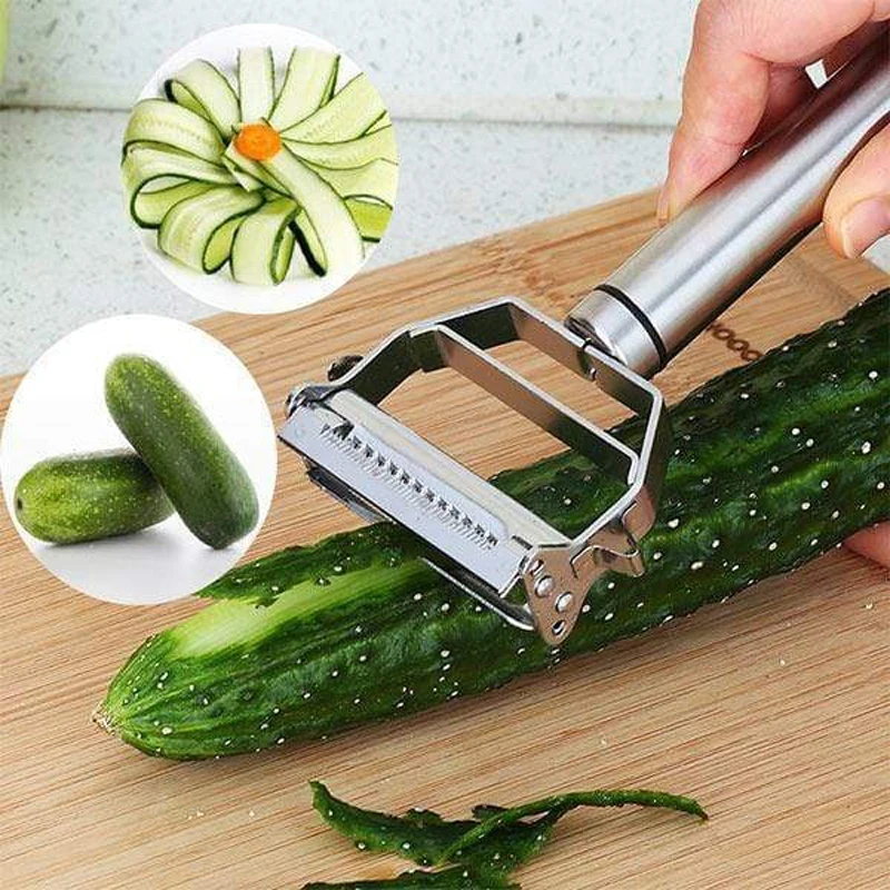 

Multi-function Vegetable Peeler Stainless Steel Vegetable Peeler Cutter Julienne Peeler Potato Carrot Grater Kitchen Tool