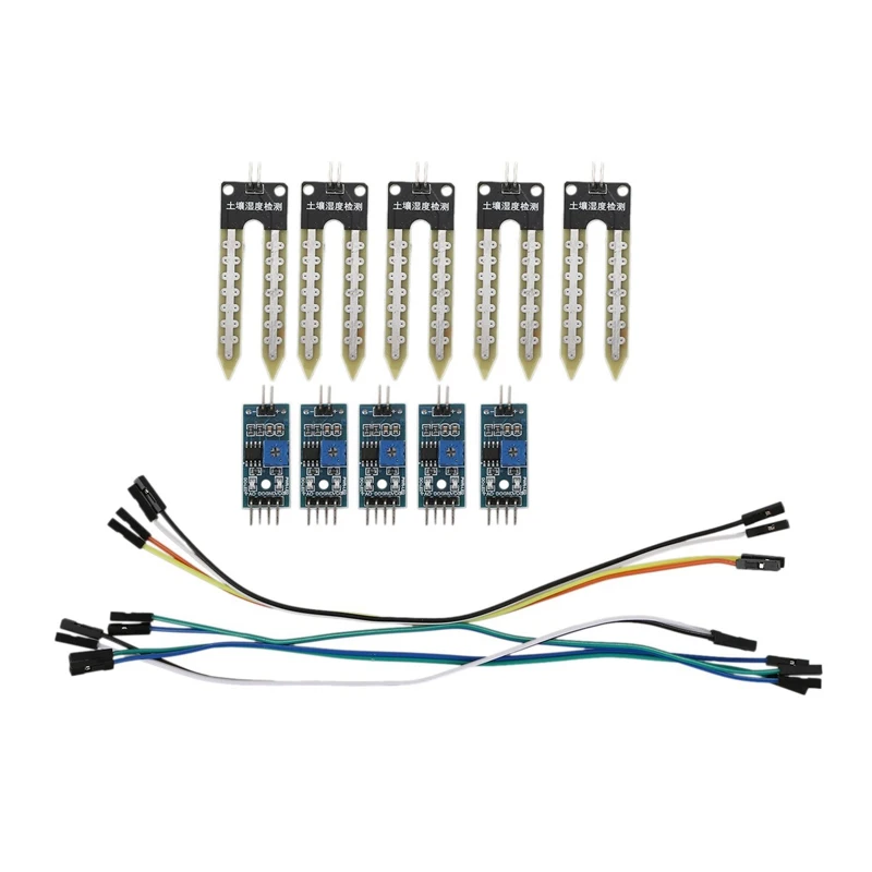 

5 шт почвы гигрометр для определения влажности модуль для влажности Arduino провода датчик воды обнаружения TE215