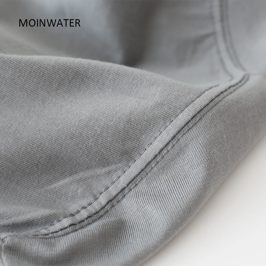 

MOINWATER Streetwear Style Women Long Sleeve Tops Female Thick 100% Cotton T shirts Lady White Fashion Pattern Tees MLT2114