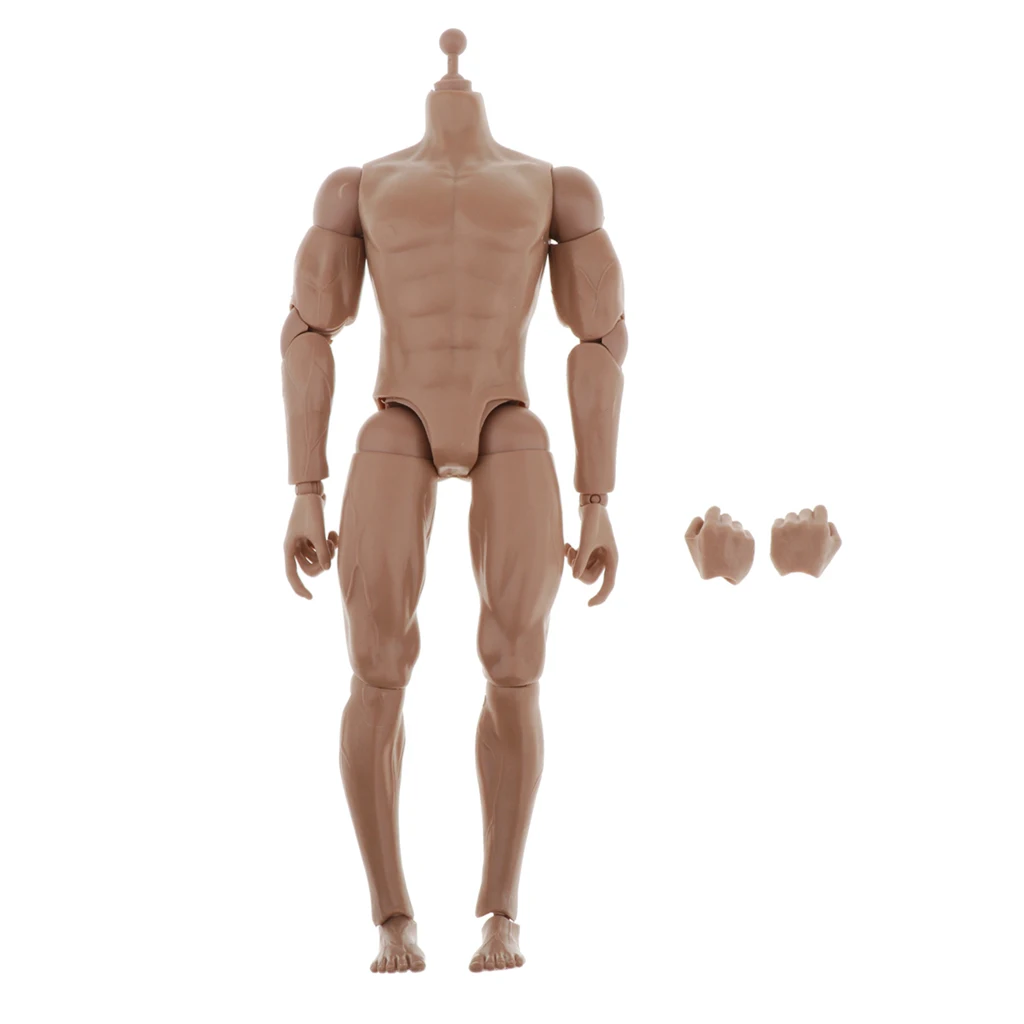 

Бесшовная фигурка человека в масштабе 1:6 из нержавеющей стали с обнаженным человеческим телом, игрушка для HT DIY