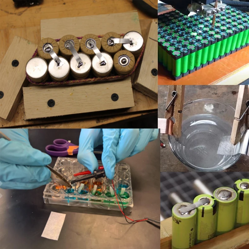 10/5/2m 18650 Li-ion Battery Nickel Sheet Plate Nickel Plated Steel Belt Strip Connector Spot Welding Machine Battery Welders