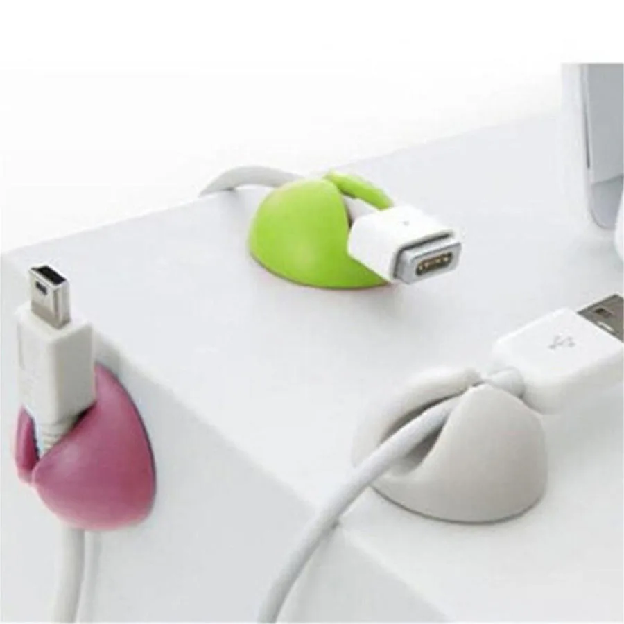 10 шт./круглый зажим для намотки кабеля набор наушников держатель провода