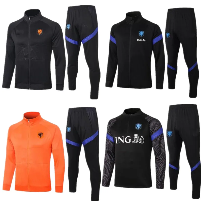

Soccer Training Jacket DE JONG Adults + Children 2021 DE VIRGIL LIGT Chandal Football Training Jersey Suits Sports Wear