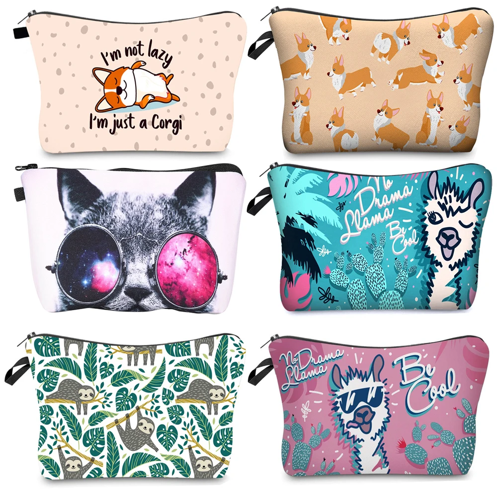 

Cosmetic Bag Cute Travel Portable Storage Hand Makeup Bag Ladies Fashion Customized Toiletry Bag