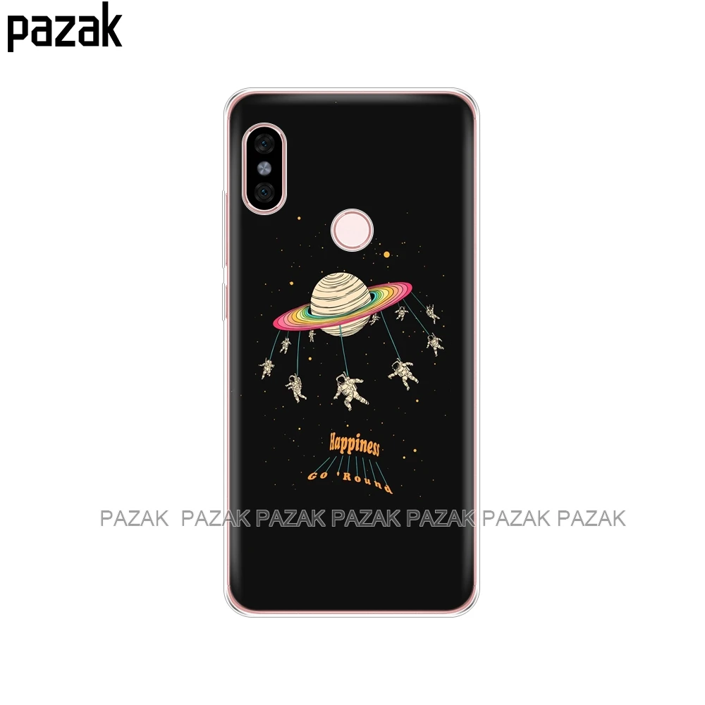 Силиконовый чехол для Xiaomi Redmi Note 6 Pro 26 дюйма мягкая задняя крышка из ТПУ Чехлы