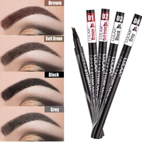 4 colours eyebrow pencil precise brow definer long lasting waterproof super durable four heads eyebrow pencil 3d eyebrows