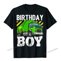 birthday boy garbage truck birthday party boys gift for kids t shirt funky mens top t shirts harajuku cotton tees street