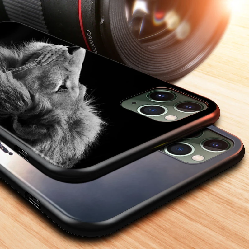 The Lion King Animal Silicone Cover For Apple IPhone 13 12 Mini 11 Pro XS MAX XR X 8 7 6 6S Plus SE Phone Case Coque