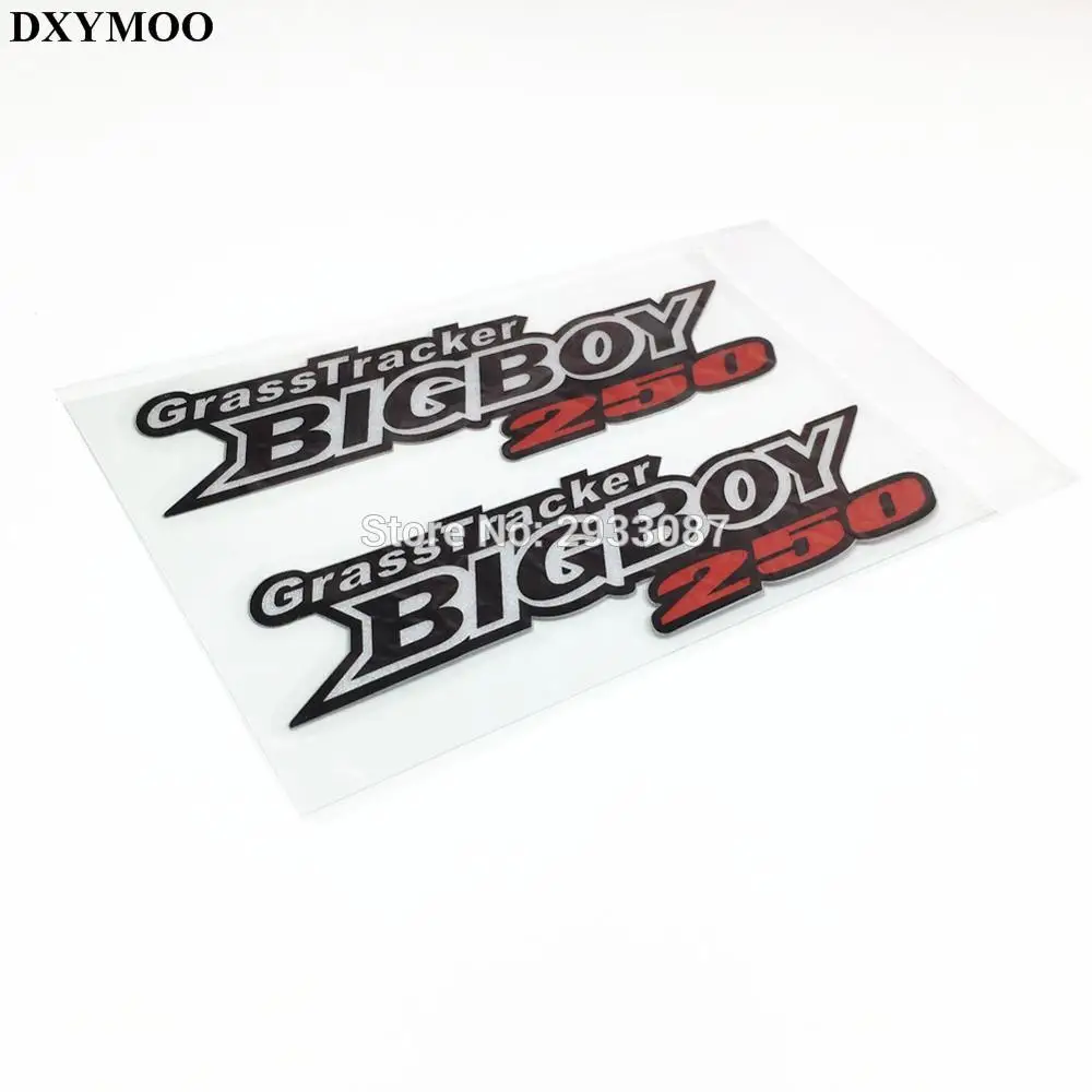 

1 пара светоотражающих наклеек s для мотоциклетного шлема, автомобильные наклейки, виниловые наклейки для GrassTracker BIGBOY 250