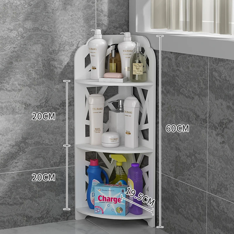 Водостойкая полка для ванной напольный шкаф комнаты трехслойная несущая мебель