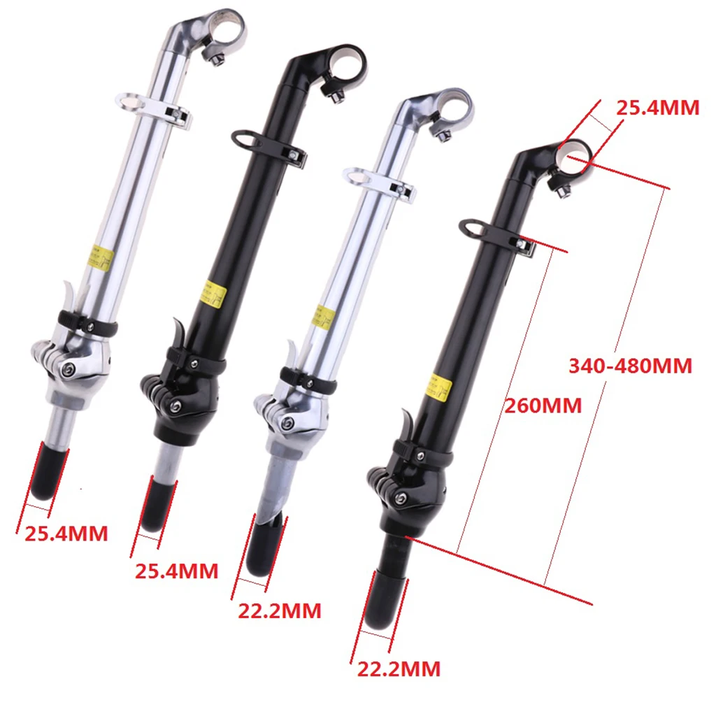 

Aluminum Alloy Folding Bike Handlebar Stem with Teeth Bike Quill Stem Riser Cycling Accessory