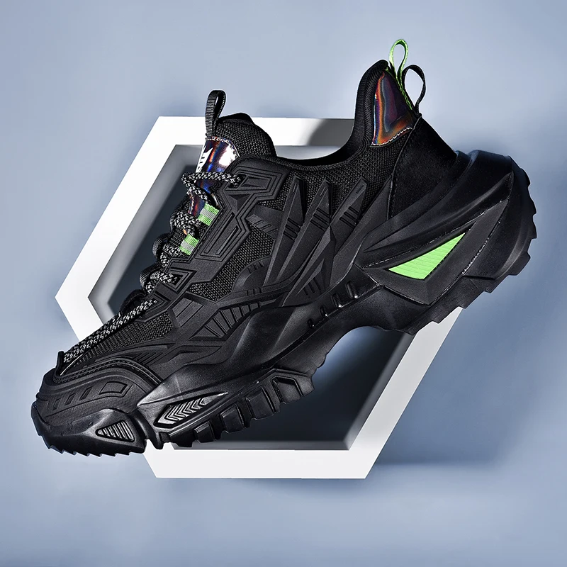 

High quality spring 2021 new men's casual shoes, fashionable breathable shoes, lightweight non-slip shock absorption shoes 39-45
