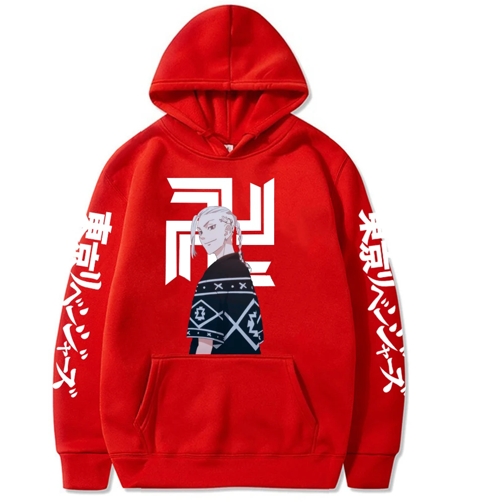 

New Manga Japanese Anime Tokyo Revengers Oversized Hoodie Men's Women's Children's Streetwear Hoodie Anime Clothing