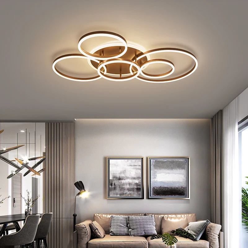 LICAN современные светодиодные потолочные лампы для гостиной спальни lustre de plafond