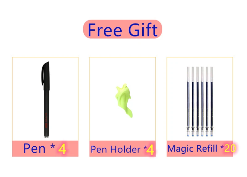 4 шт./лот бесплатный подарок раннее обучение цифры математические магические