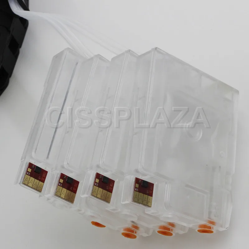 CISSPLAZA 1 комплект 36 дюймов совместимый для hp 711 Роскошные Пустые СНПЧ картридж с