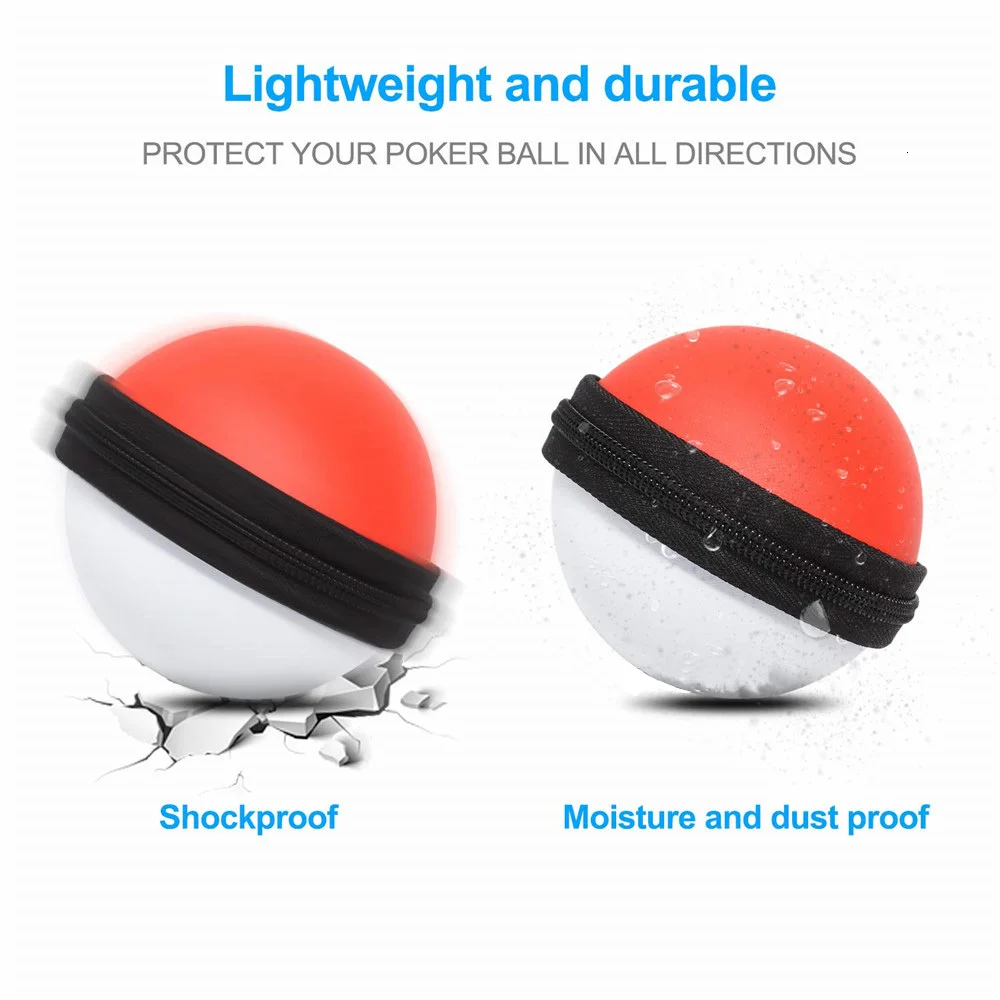 ZOMTOP 2 в 1 для Nintendo Switch Poke ball plus контроллер сумка для переноски и с украшением в виде кристаллов чехол прозрачный просвечивающийся чехол КРЫШКА ДЛЯ командной игры в покебол(Иви