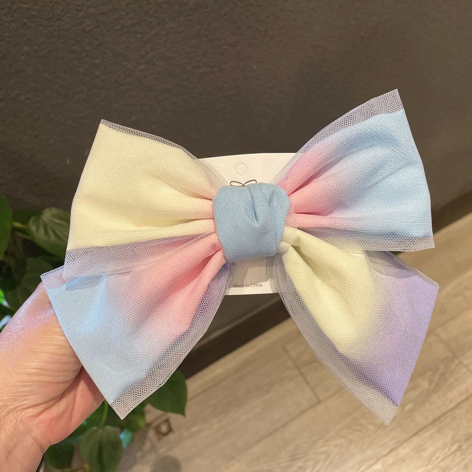 

Fashion Big Bow Hairpin Satin Barrette Bow Hair Clip For Women Girls Candy Colors Hairgrip Oversize Headwear Hair Accessories