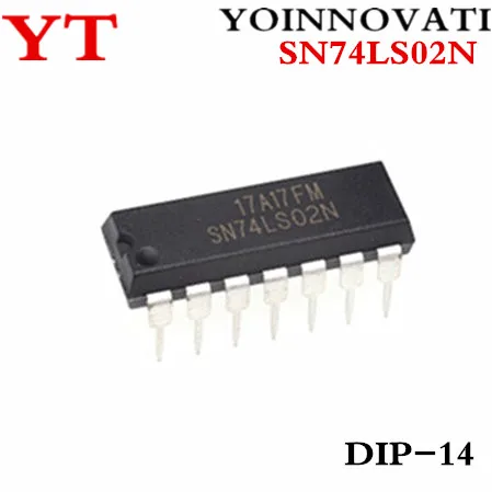 

10 шт./лот SN74LS02N SN74LS02 74LS02 DIP-14 IC лучшее качество