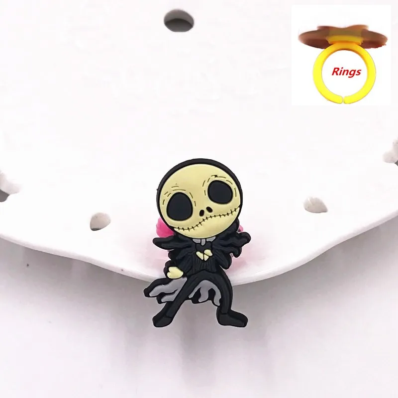 10 шт. оптовая продажа смешанный Хэллоуин значок Мягкий Новый дизайн ПВХ мягкие