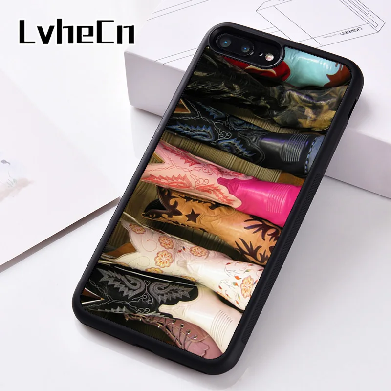 Силиконовый чехол для телефона LvheCn iPhone 6 6S 7 8 Plus 5 5S SE X XS XR 11 12 MINI PRO MAX ковбойские