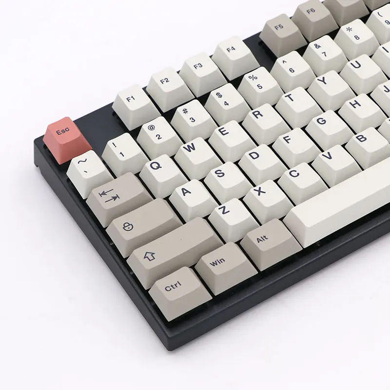 

Ретро 9009 Ethermal цветные сублимационные шрифты PBT Keycap cherry Profile для USB механической клавиатуры 87 104 колпачки для клавиш