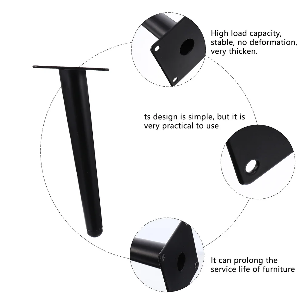 

4pcs Iron Cabinet Leg Furniture Support Feet Sofa Leg Bed Leg for Home