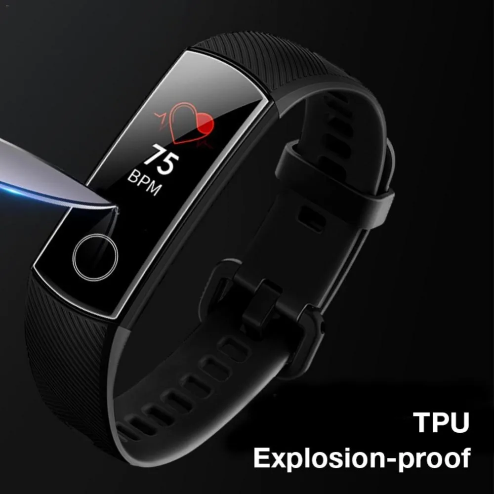 4 шт. для huawei Honor Band 5 4 защита экрана honor Смарт-часы 5 Full Ver pelicula proctora для Honor 4 бандана 5 пленка