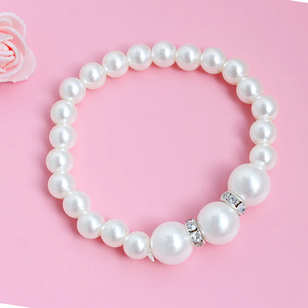 Женский Свадебный комплект из колье серёг браслета и ожерелья с искусственным