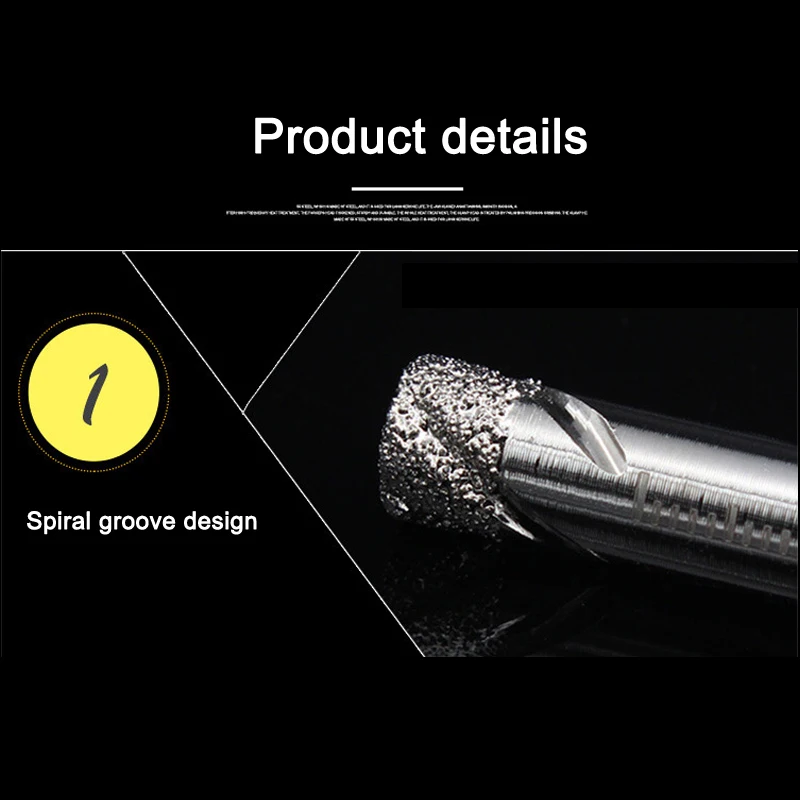 

Dry Vacuum Brazed Diamond Drilling Core Bits Ceramic Tile Hole Saw Granite Marble Drill Bits FP8
