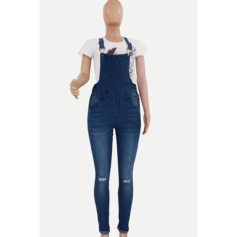 

3Y Spring 2020 Cross Border Amazon's Popular Jeans With Holes custom logo print on product and package from 1pc dropship
