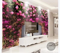 beautiful 3d wallpaper murals rose flower romantic wedding room girls room backdrop wallpaper sofa tv background wallpaper