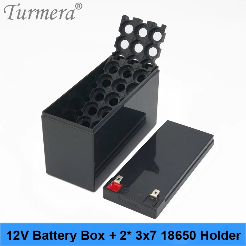 Коробка для хранения аккумуляторов Turmera 12 В 7 А · ч 20 3x7 18650 3S 40 BMS сменный никель