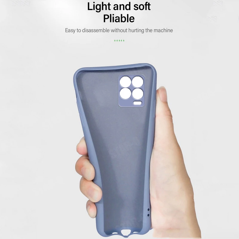 liquid silicone ring holder phone case for oppo realme 8 7 pro 4g 5g 7i gt neo master narzo 30a c21 original stand soft cover free global shipping