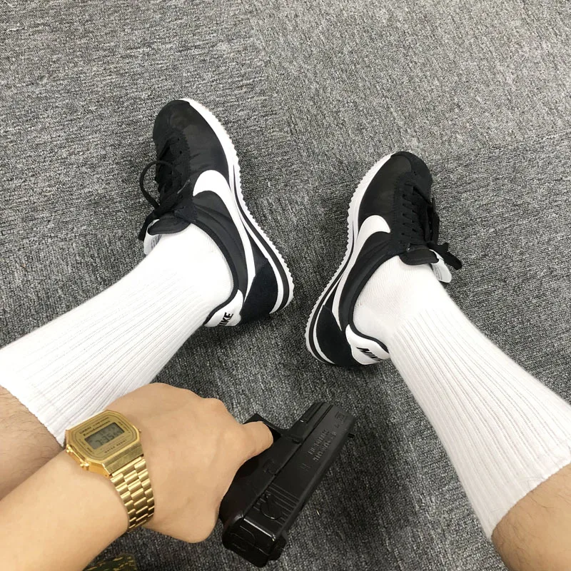 Chicano классические однотонные чулки белые и черные | Мужская одежда