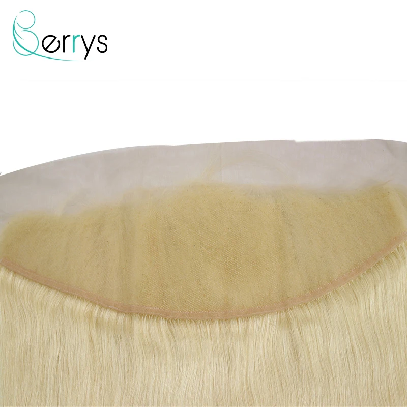 Блонд Кружева Фронтальные 13х4 перуанские прямые предварительно собранные