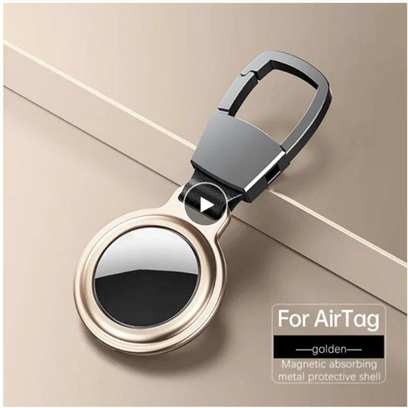 

Metal Magnetic Case For Apple AirTag Finder Anti-Scratch Protective Skin Cover With AirTags Protective Sleeve Bluetooth Locator