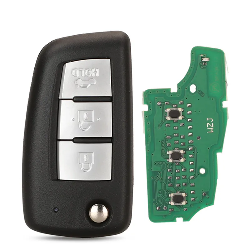 2/3 кнопок 433 МГц 4A PCF7952E откидной дистанционный ключ для Nissan Qashqai J11 Pulsar C13 Juke F15 X-Trail