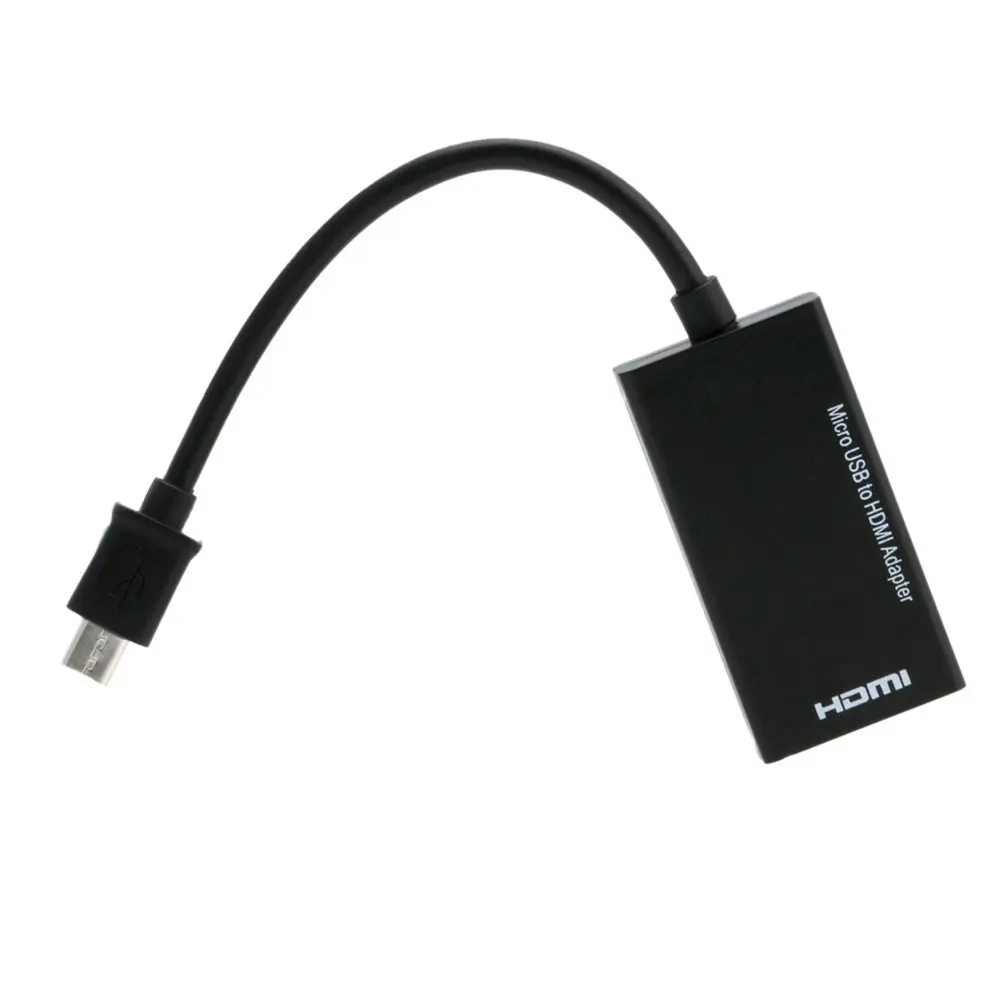 MHL Micro USB к HDMI кабелю совместимый A/V адаптер для телевизора короткий кабель LG HTC Sony
